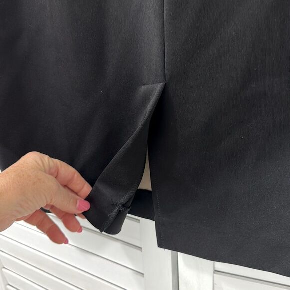 Chico's Pencil Skirt Size 0 Size 4 Cutwork Black & Nude - Picture 8 of 16